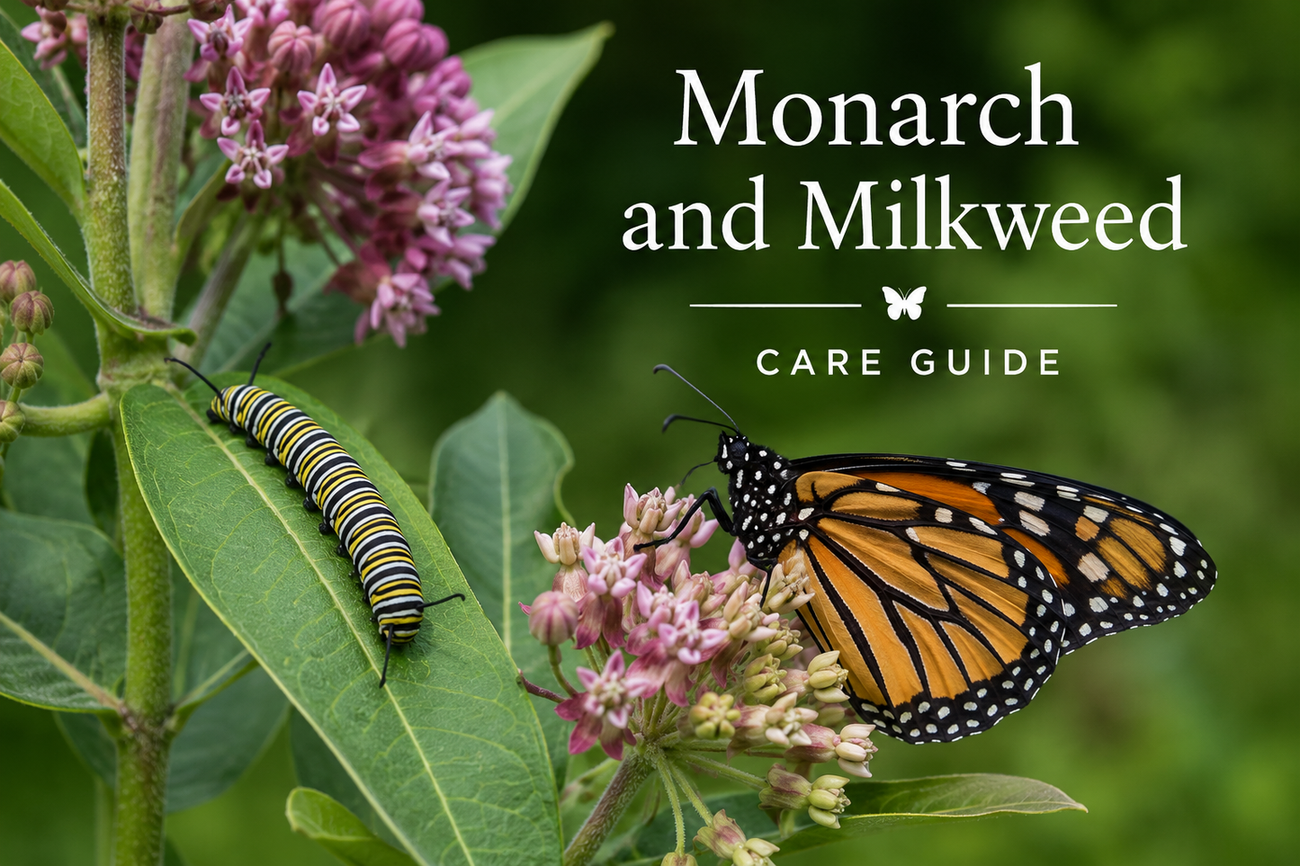 Monarch Caterpillar and Milkweed Care Guide